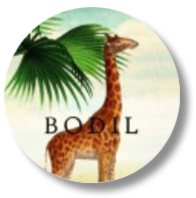 Sluitsticker jungle giraffe