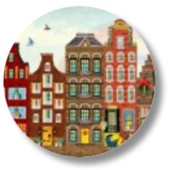 Sluitsticker Amsterdam