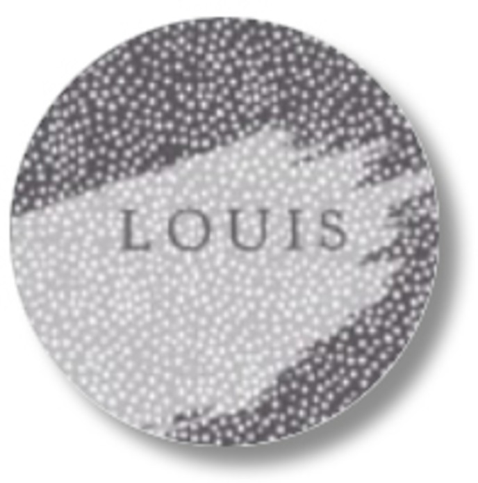 Sluitsticker stipjes blauw