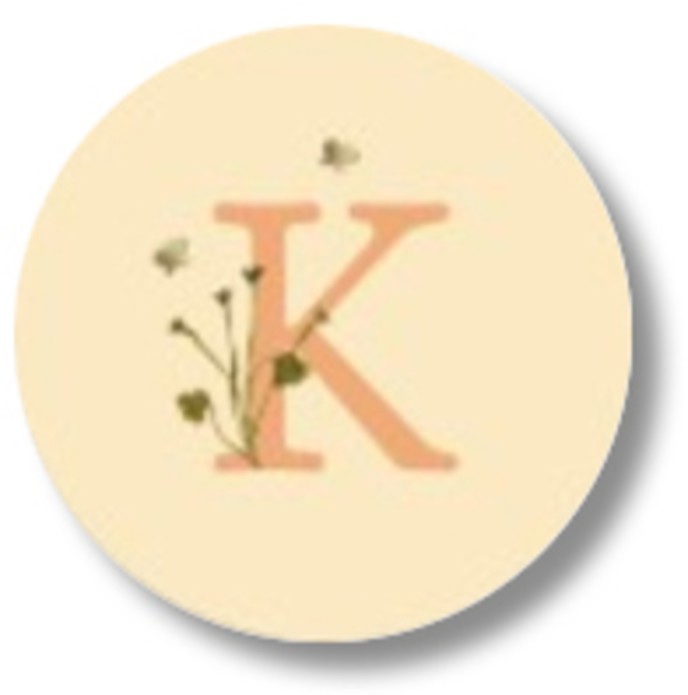 Sluitsticker initialen