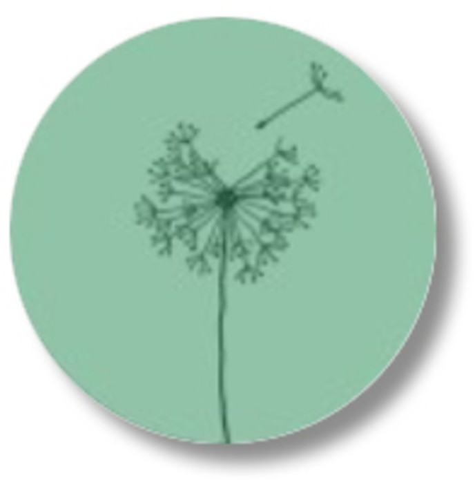 Sluitsticker paardenbloem