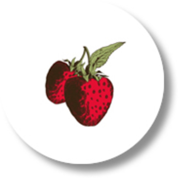 Sluitsticker aardbei