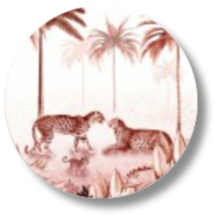 Sluitsticker jungle panter bruin