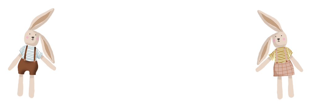 Adresetiket konijntjes