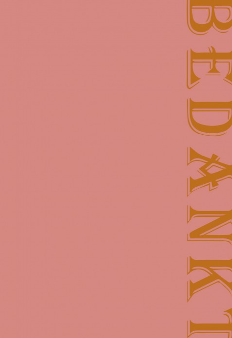 Moderne bedankkaart hippe kleuren