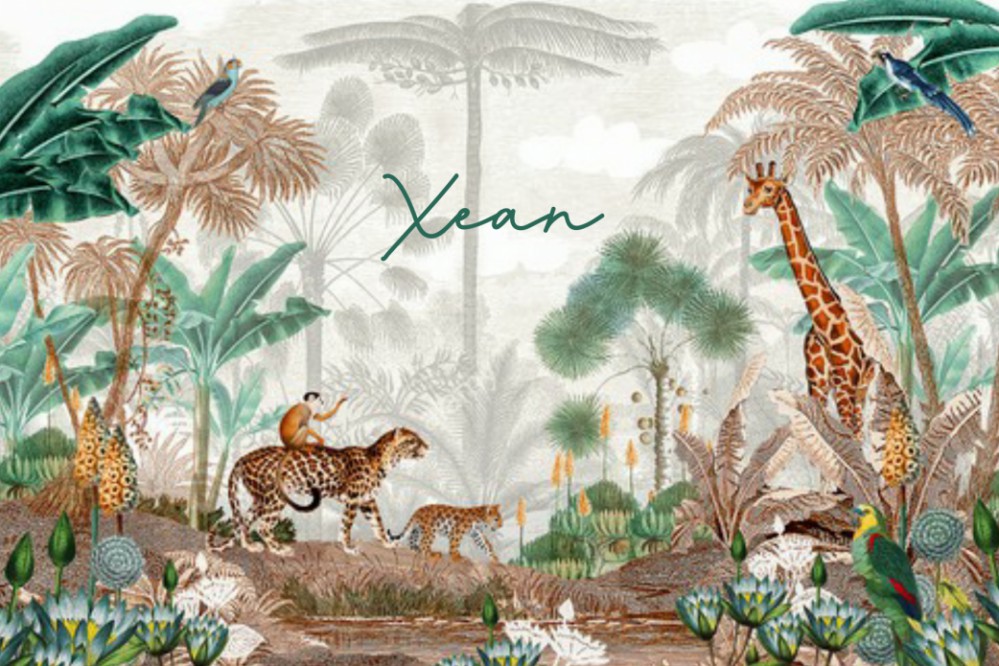 Geboortekaartje tropical jungle