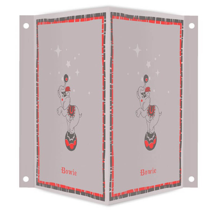 Geboortebord circus olifant