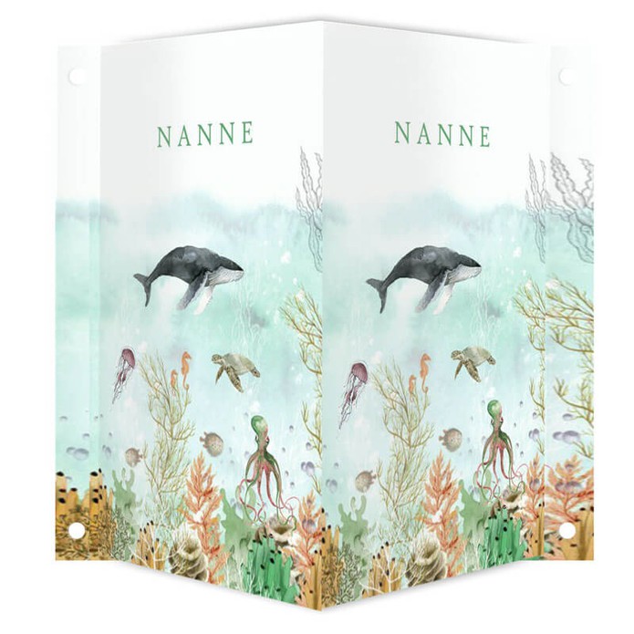 Geboortebord onderwaterwereld