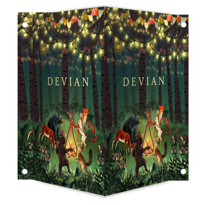 Geboortebord bos parade