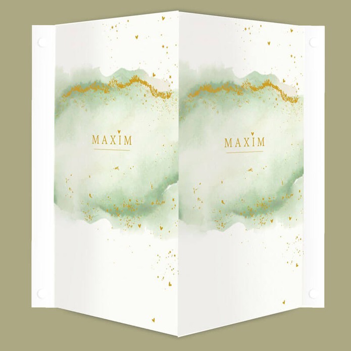 Geboortebord water colour