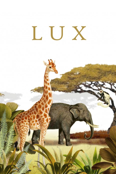 Geboortekaartje Afrika savanne