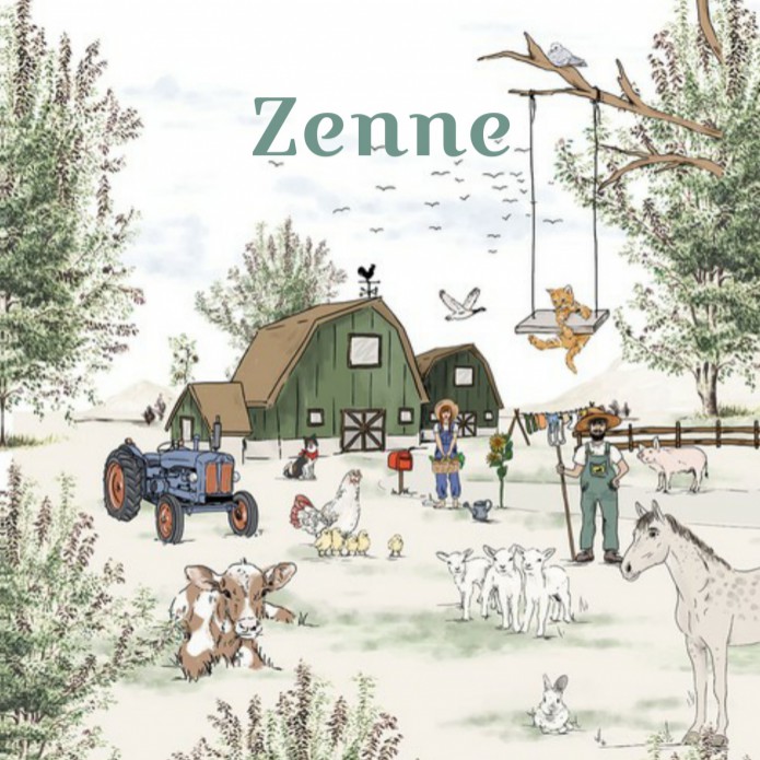 Geboortekaartje 'Animal Farm' van Annet Weelink Design