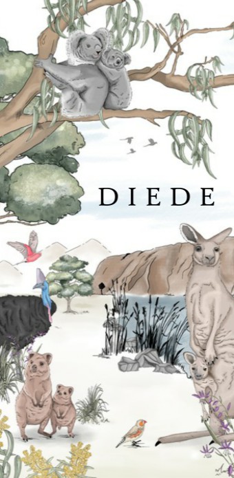 Geboortekaartje 'Australia' van Annet Weelink Design