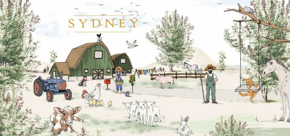 Geboortekaartje 'Animal Farm' van Annet Weelink Design