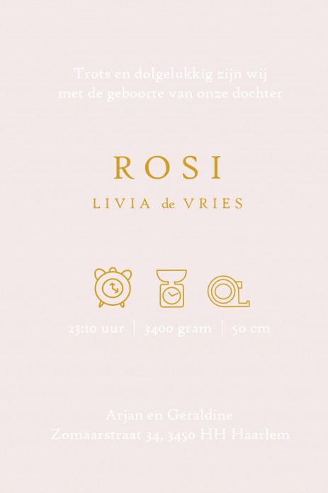 Geboortekaartje bohemian maan en zon. Geboortekaartje met foliedruk is héél stijlvol en chique. Het maakt jouw kaartje extra bijzonder voor jullie kindje. Er zijn verschillende soorten foliedruk om tussen te kiezen. Ga zelf aan de slag met jouw voorkeuren