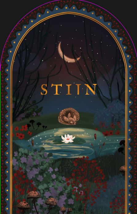 Geboortekaartje boogvorm met hertje