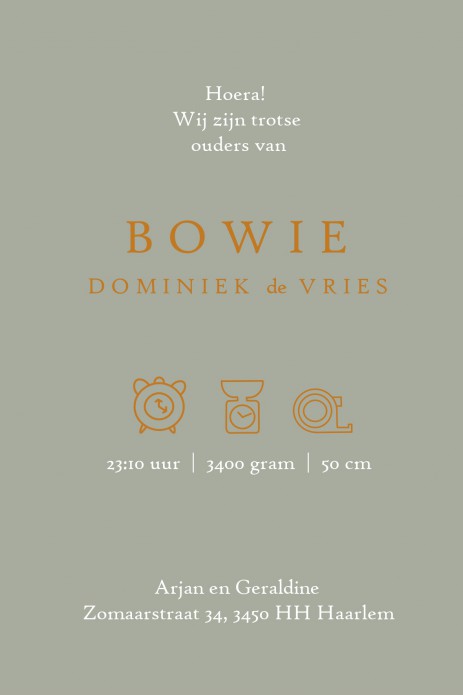 Geboortekaartje illustratie konijn, hert en beer met de hand getekend. Lief geboortekaartje met een unieke afbeelding van bosdieren dat in achtergrondkleur zelf aan te passen is. Je zal zien dat er een uniek beeld verschijnt en niemand anders heeft deze k