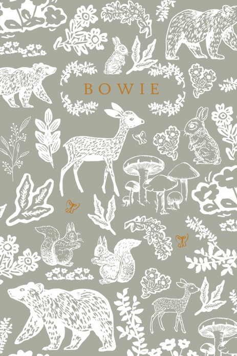 Geboortekaartje bosdieren