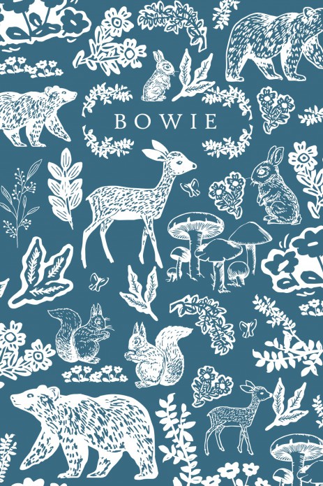 Geboortekaartje bosdieren paddestoel