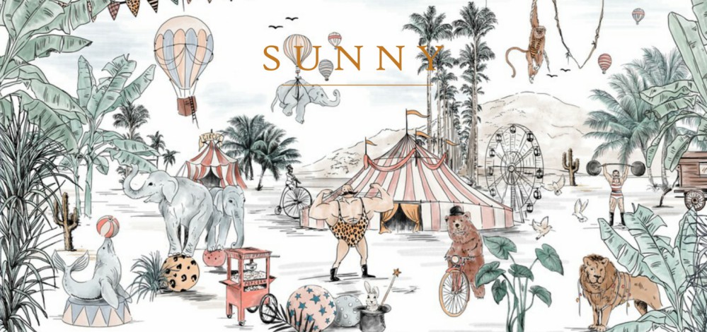 Geboortekaartje 'Cirque du Fantasy' van Annet Weelink Design