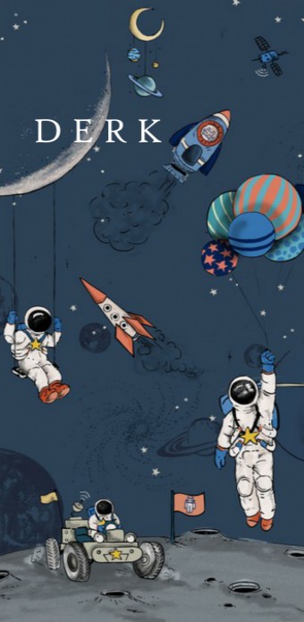 Geboortekaartje 'Into the Galaxy' van Annet Weelink Design