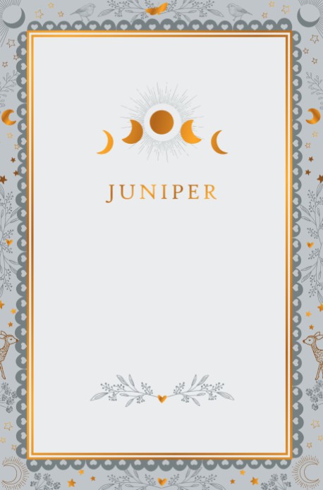 Geboortekaartje fases van de maan