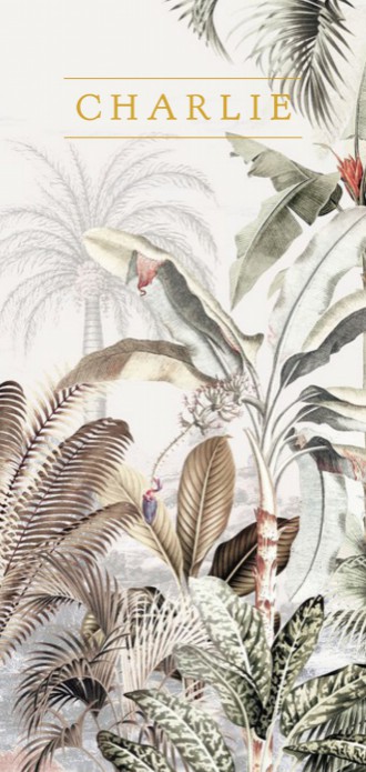 Geboortekaartje 'Dreamy Jungle' van Annet Weelink Design