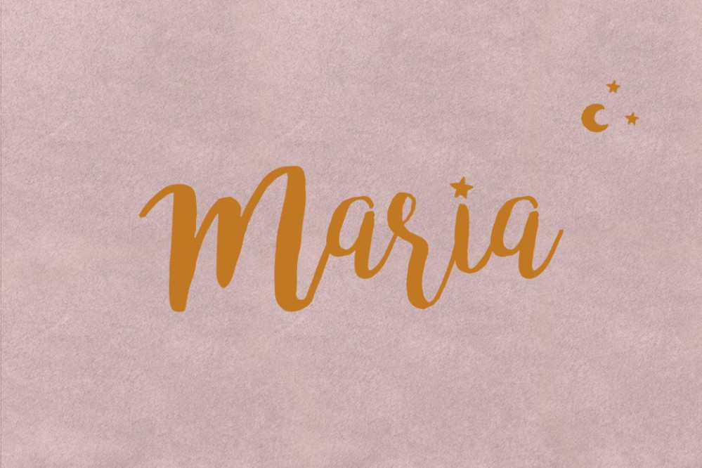 Geboortekaartje folie met maantjes en sterren en velvet look achtergrond