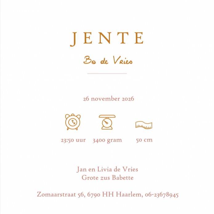 Geboortekaartje met vintage bloemen. Een heel smaakvol geboortekaartje dat origineel en helemaal van nu is. Illustratief en prachtig van kleur. Vraag eens een proefkaart aan!