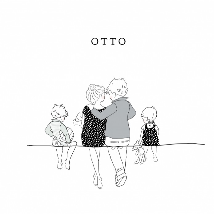 Geboortekaartje gezin jongen met broer en zus