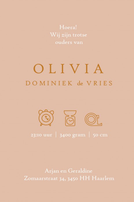 Geboortekaartje illustratie konijn, hert en beer met de hand getekend. Lief geboortekaartje met een unieke afbeelding van bosdieren dat in achtergrondkleur zelf aan te passen is. Je zal zien dat er een uniek beeld verschijnt en niemand anders heeft deze k