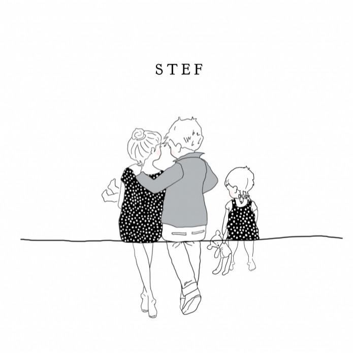 Geboortekaartje gezin broertje grote zus