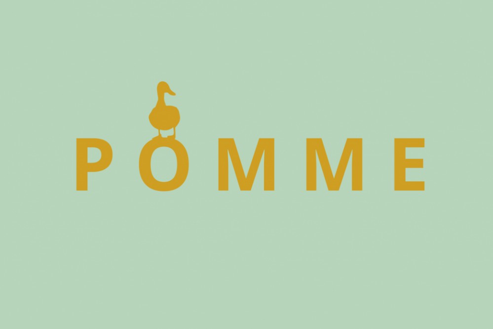 Geboortekaartje eend met foliedruk