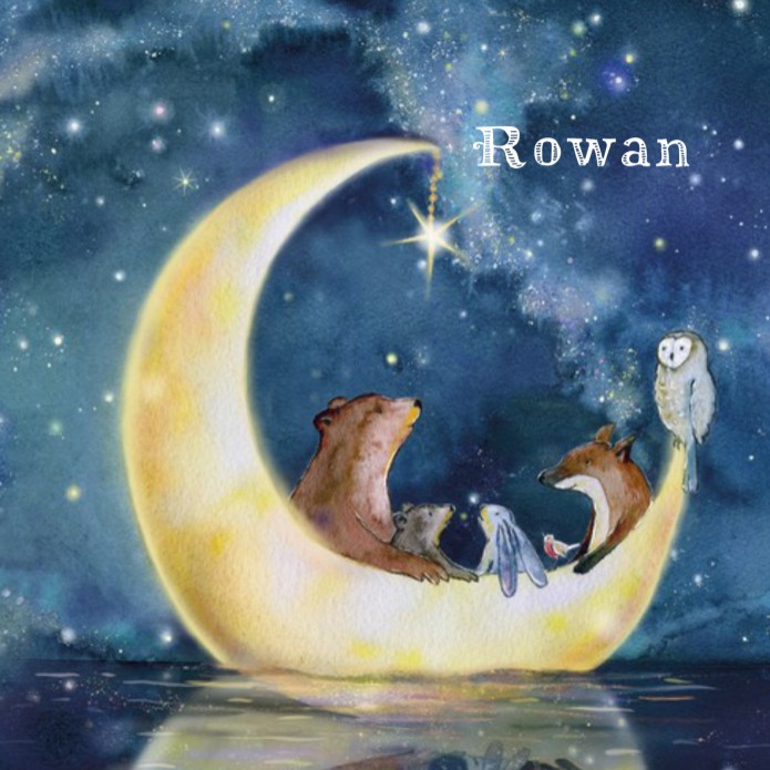 Geboortekaartje Hartendief maantje