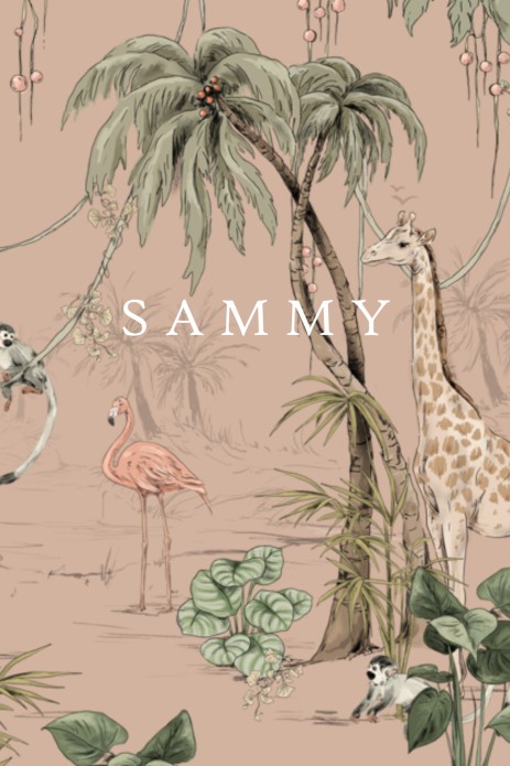 Geboortekaartje 'Jungle Jazz' van Annet Weelink Design