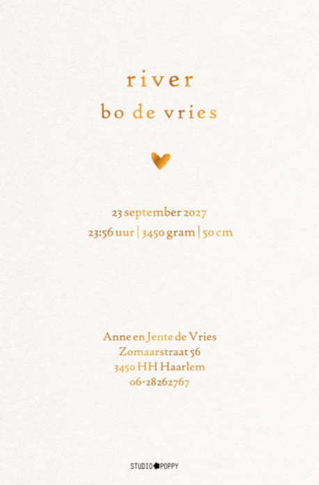 Een heel stijlvol geboortekaartje met illustratie van konijntje in hippe kleuren. Minimalistisch en toch ook illustratief geboortekaartje. Bestel eens een gratis proefdruk.