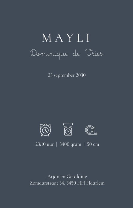 Een heel stijlvol geboortekaartje met handgetekende bosdieren. Hert, egel, vos en vogel zijn allemaal vertegenwoordigd op dit geboortekaartje bos. Maar op een prachtige ton sur ton manier en maakt het een bijzonder geboortekaartje met hertjes.