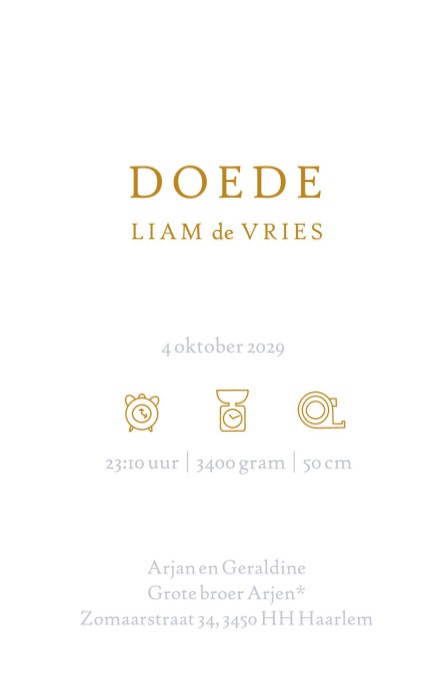 Geboortekaartje met overleden broertje of zusje, want zij horen er bij. Het hele gezin staat op het geboortekaartje met maan en sterren. Uniek met de hand getekend. Je kunt zelf de samenstelling van jouw gezin op de kaart plaatsen. Bestel eens een gratis 