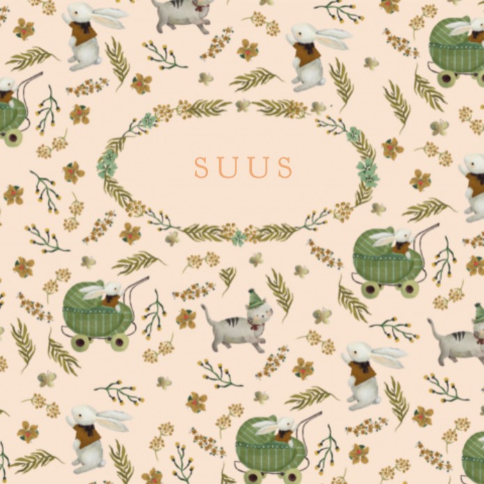 Geboortekaartje lief patroontje