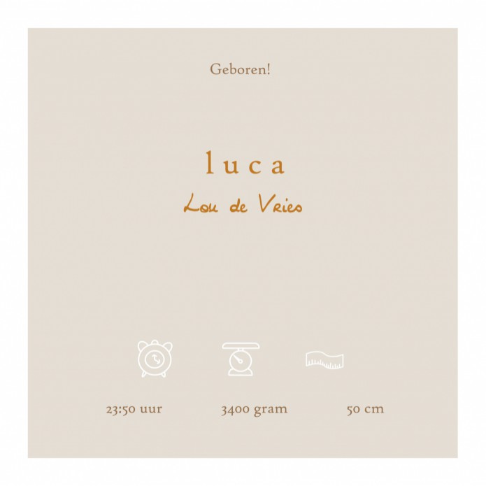 Geboortekaartje woud met dennen en herten. Een verfijnd accent wordt gelegd met koperfolie. Prachtige kleuren de deze zijn zorgvuldig gekozen en goed op elkaar afgestemd. Vraag een gratis proefkaart aan en ga zelf aan de slag in onze designtool. In de bee