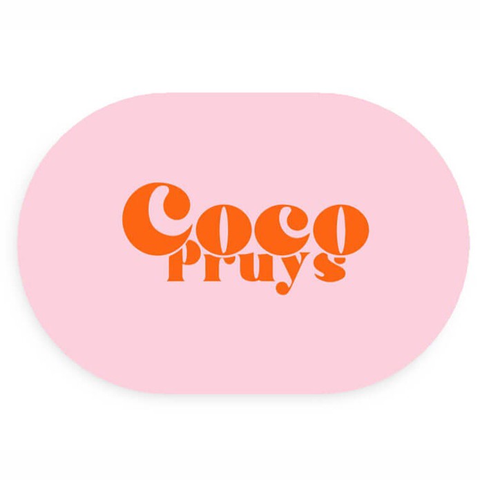 Ovaal geboortekaartje color splash grafisch