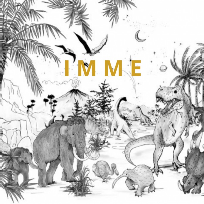 Geboortekaartje 'Prehistoric' van Annet Weelink Design