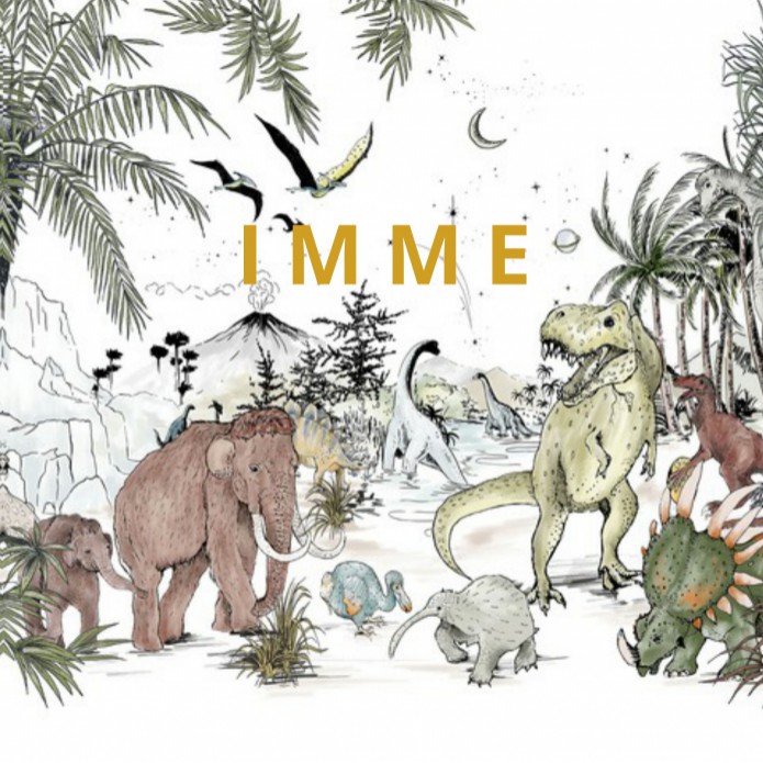 Geboortekaartje 'Prehistoric' van Annet Weelink Design