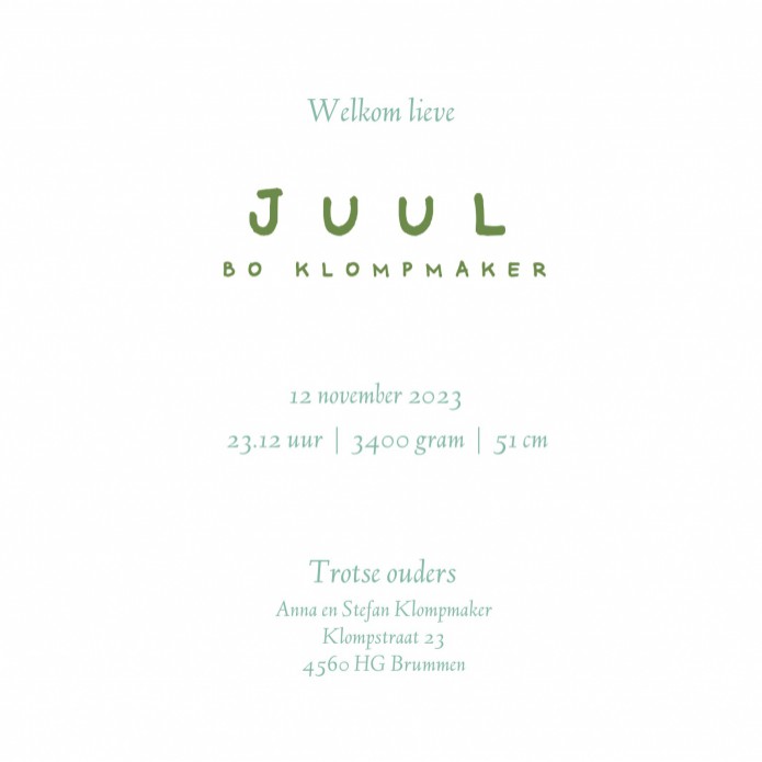 Prachtig retro geboortekaartje met bootje en watercolour details. Het kaartje is met en zonder foliedruk te bestellen. Een uniek geboortekaartje waar je zelf als ontwerper mee aan de slag kan. Je creëert een geboortekaartje die niemand anders heeft. Vraag