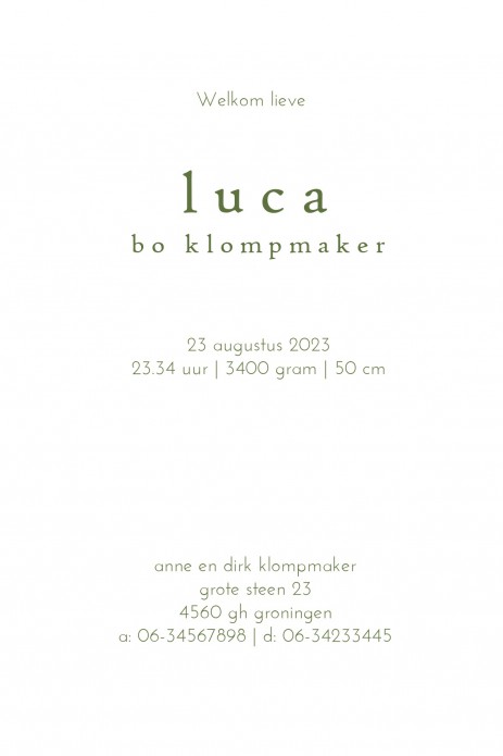 Geboortekaartje retro bos met bosdieren. Prachtig tijdloos. Retro geboortekaartje wat prachtig illustratief is en toch ook sereen en rustig. Origineel geboortekaartje, besteld de gratis proefdruk eens.