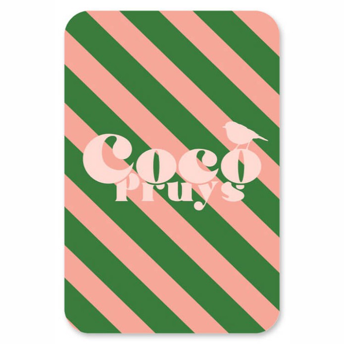 Hip geboortekaartje in heldere warme kleuren. Grootse vormen voor een groots effect. De ronde hoeken maken het een bijzonder geboortekaartje voor jullie baby. Kleuren veranderen is geen enkel probleem met de editor. Ook het lettertype kun je makkelijk zel