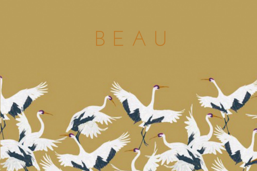 Geboortekaartje 'Stork' van Annet Weelink Design