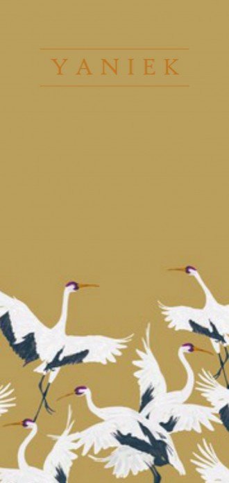 Geboortekaartje 'Stork' van Annet Weelink Design