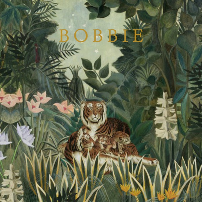 Geboortekaartje tijger jungle