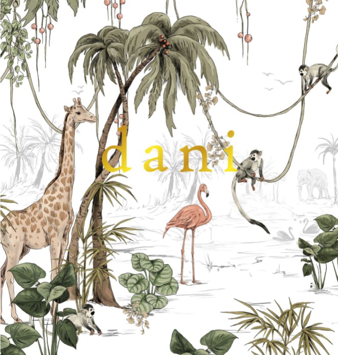 Geboortekaartje 'jungle' van Annet Weelink Design
